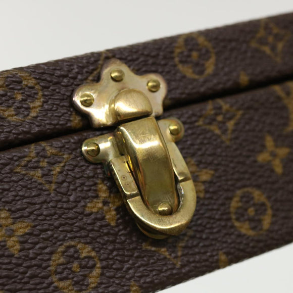 LOUIS VUITTON Monogram Jewelry Box LV Auth yk5857SA