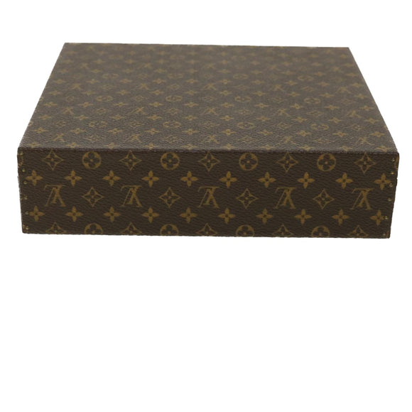 LOUIS VUITTON Monogram Jewelry Box LV Auth yk5857SA
