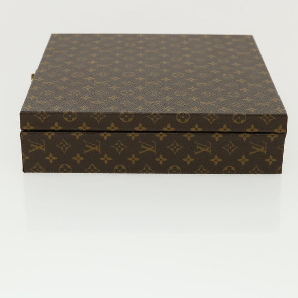 LOUIS VUITTON Monogram Jewelry Box LV Auth yk5857SA