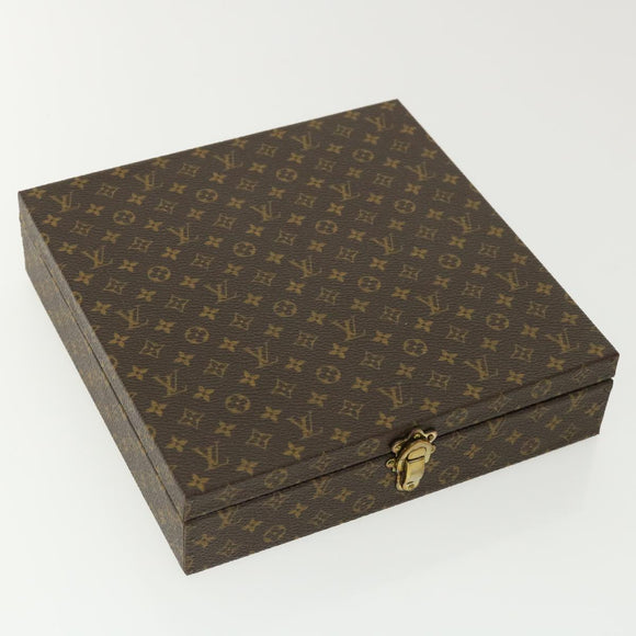 LOUIS VUITTON Monogram Jewelry Box LV Auth yk5857SA