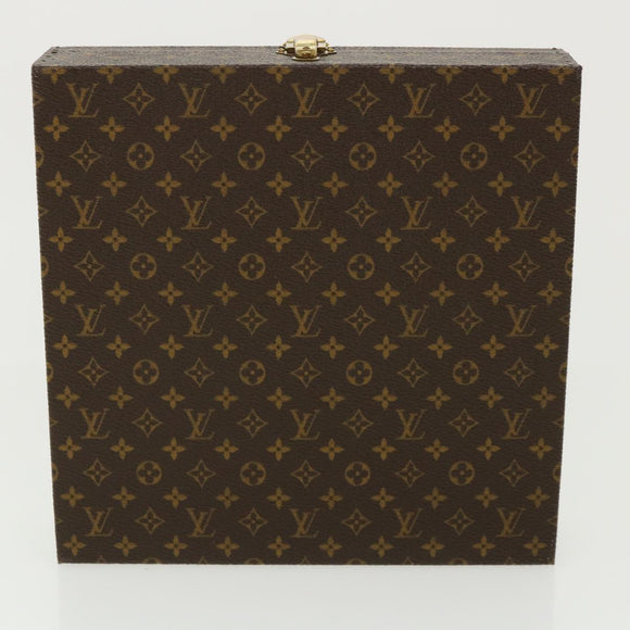 LOUIS VUITTON Monogram Jewelry Box LV Auth yk5857SA