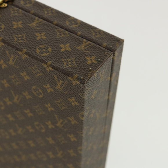 LOUIS VUITTON Monogram Jewelry Box LV Auth yk5857SA