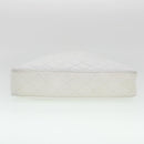 CHANEL Chain Shoulder Bag Lamb Skin White CC Auth yk6254-6