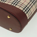 BURBERRY Nova Check Tote Bag Nylon Beige Auth yk6343V-9