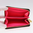 LOUIS VUITTON Monogram Graffiti Zippy Coin Purse Pink LV Auth yk6370V-9