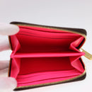 LOUIS VUITTON Monogram Graffiti Zippy Coin Purse Pink LV Auth yk6370V-17