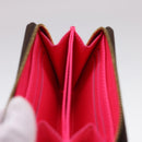 LOUIS VUITTON Monogram Graffiti Zippy Coin Purse Pink LV Auth yk6370V-20