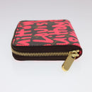 LOUIS VUITTON Monogram Graffiti Zippy Coin Purse Pink LV Auth yk6370V-3