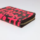 LOUIS VUITTON Monogram Graffiti Zippy Coin Purse Pink LV Auth yk6370V-14