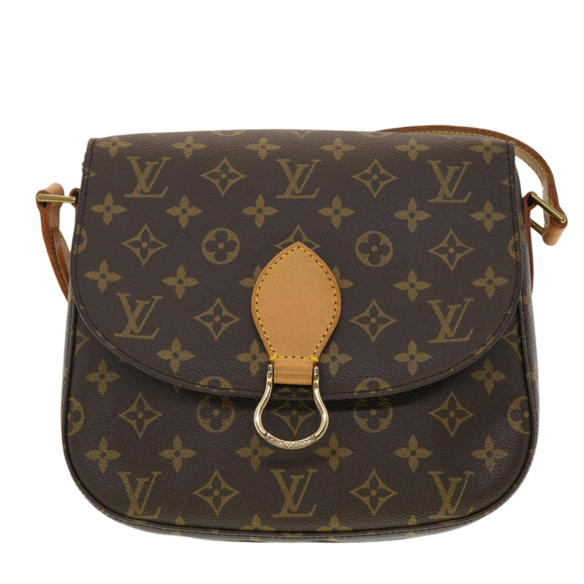 LOUIS VUITTON Monogram Saint Cloud GM Shoulder Bag M51242 LV Auth yk6433