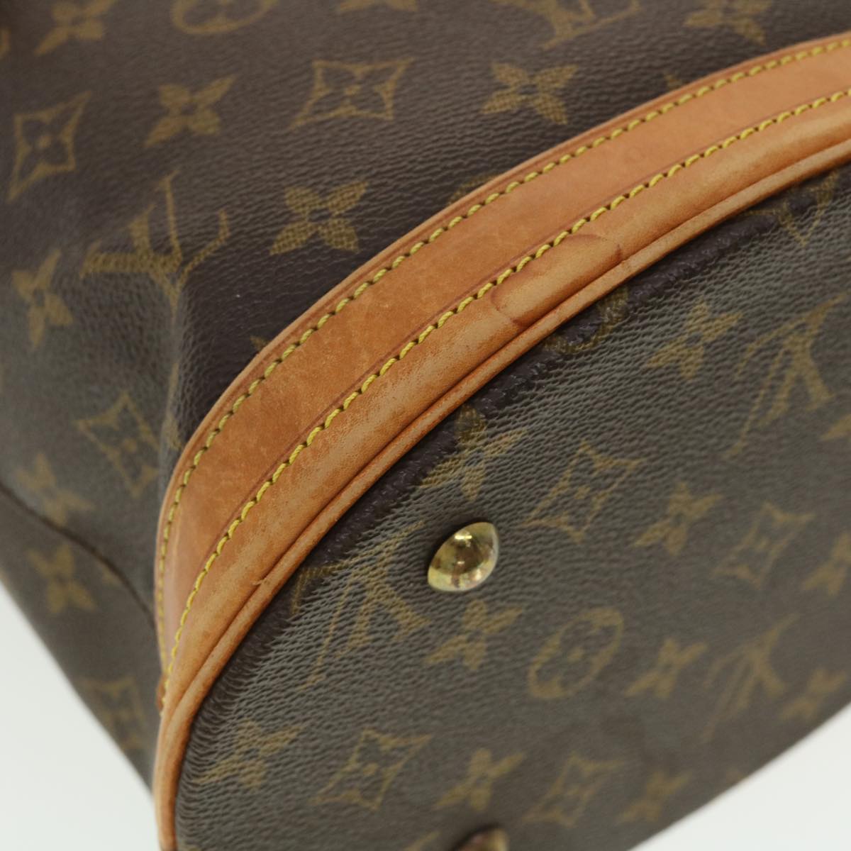 LOUIS VUITTON Monogram Bucket PM Shoulder Bag M42238 LV Auth yk6456