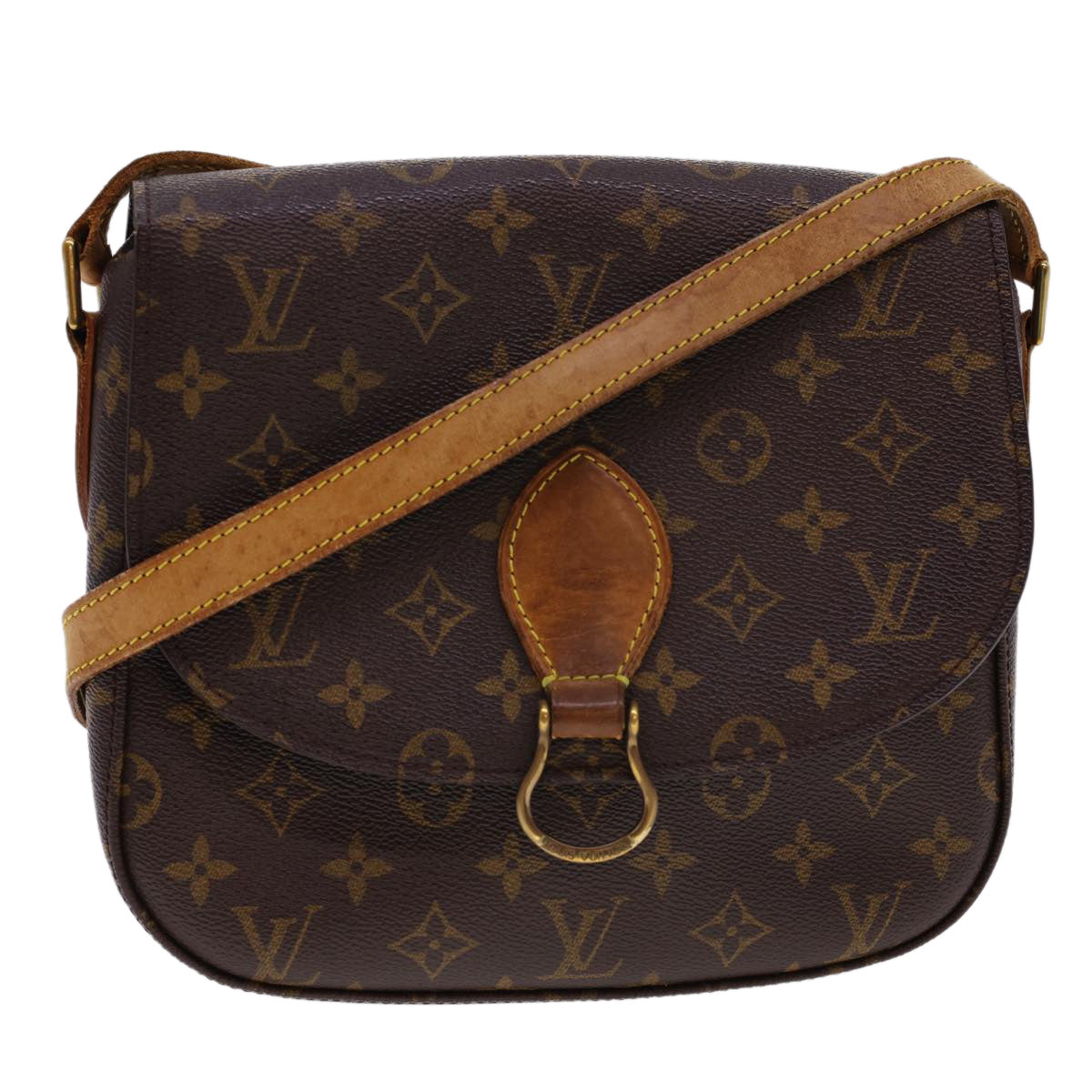 LOUIS VUITTON Monogram Saint Cloud GM Shoulder Bag M51242 LV Auth yk6497