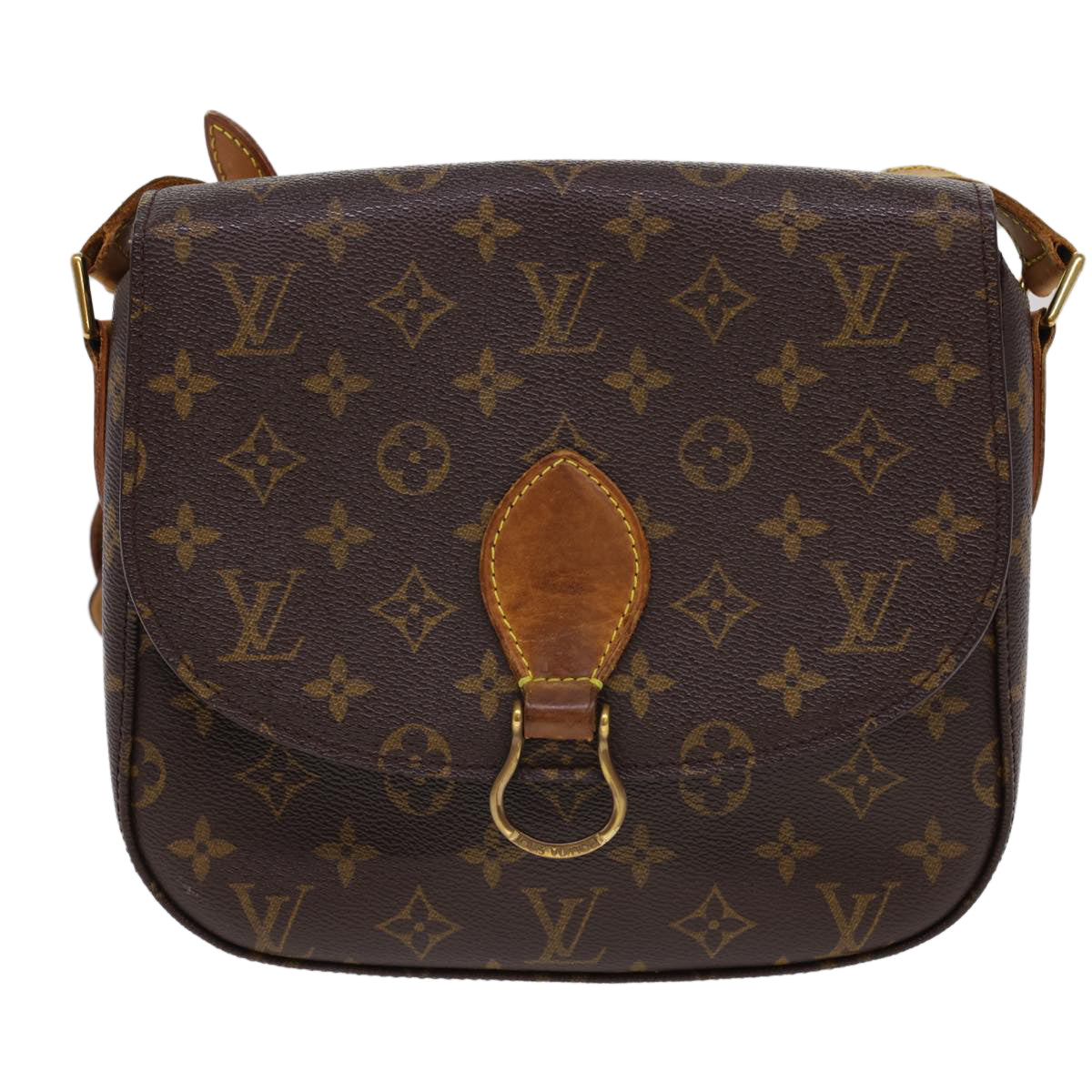 LOUIS VUITTON Monogram Saint Cloud GM Shoulder Bag M51242 LV Auth yk6497