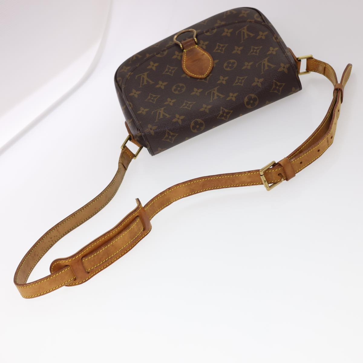 LOUIS VUITTON Monogram Saint Cloud GM Shoulder Bag M51242 LV Auth yk6497