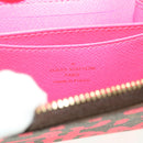 LOUIS VUITTON Monogram Graffiti Zippy Coin Purse Fuchsia M93707 LV Auth yk6630V-8