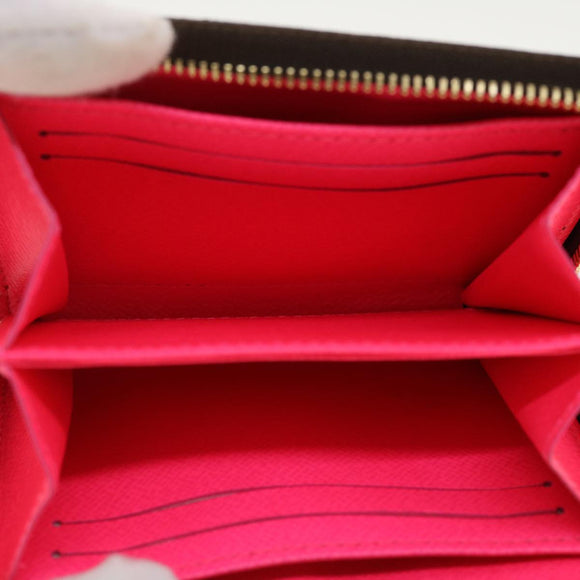 LOUIS VUITTON Monogram Graffiti Zippy Coin Purse Fuchsia M93707 LV Auth yk6630V