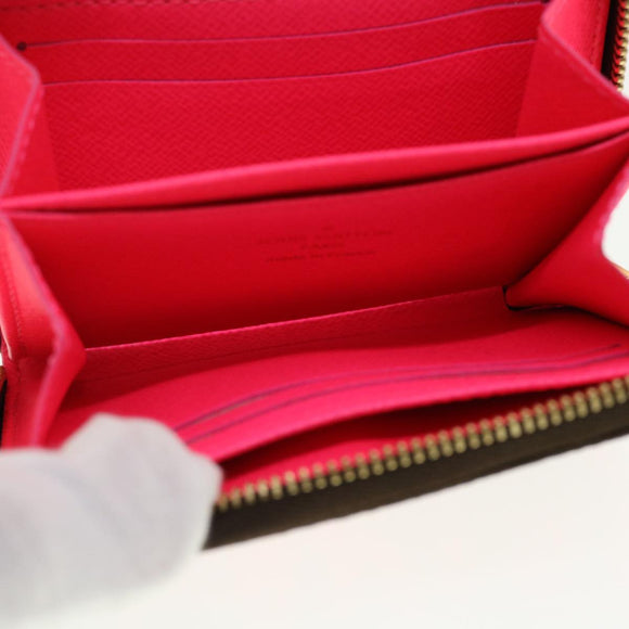 LOUIS VUITTON Monogram Graffiti Zippy Coin Purse Fuchsia M93707 LV Auth yk6630V