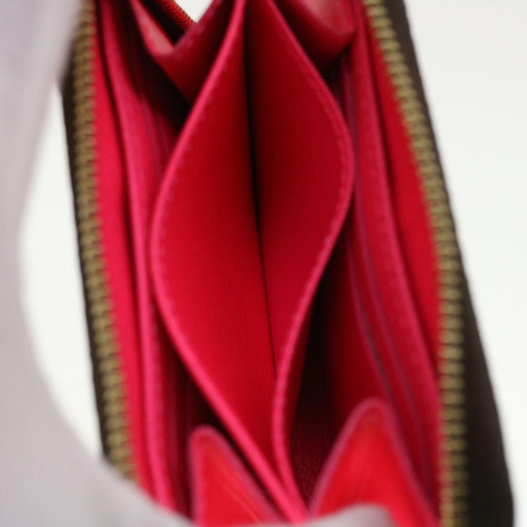 LOUIS VUITTON Monogram Graffiti Zippy Coin Purse Fuchsia M93707 LV Auth yk6630V