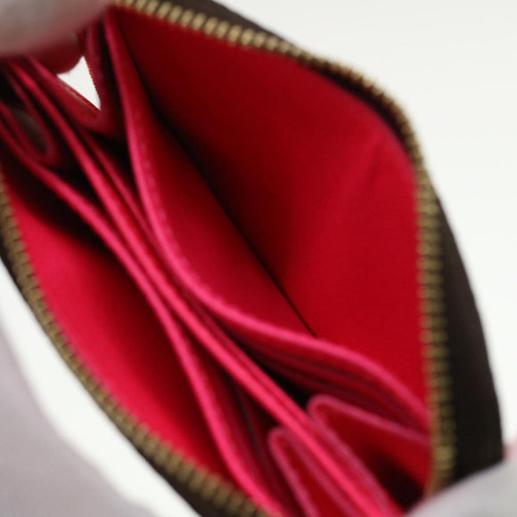 LOUIS VUITTON Monogram Graffiti Zippy Coin Purse Fuchsia M93707 LV Auth yk6630V