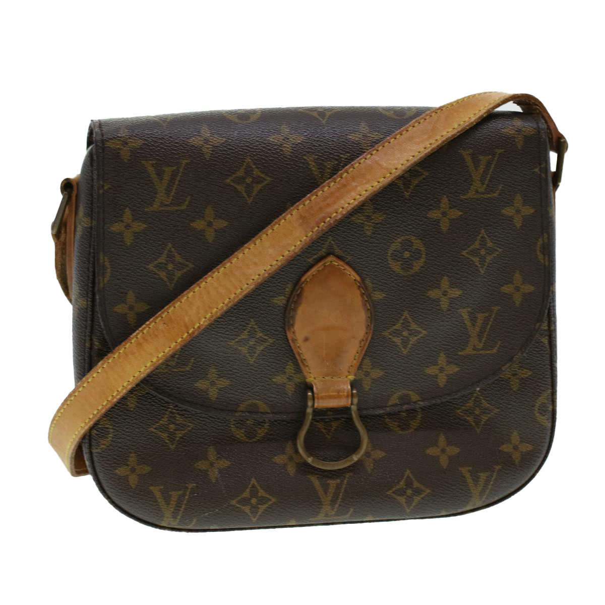 LOUIS VUITTON Monogram Saint Cloud GM Shoulder Bag M51242 LV Auth yk6760