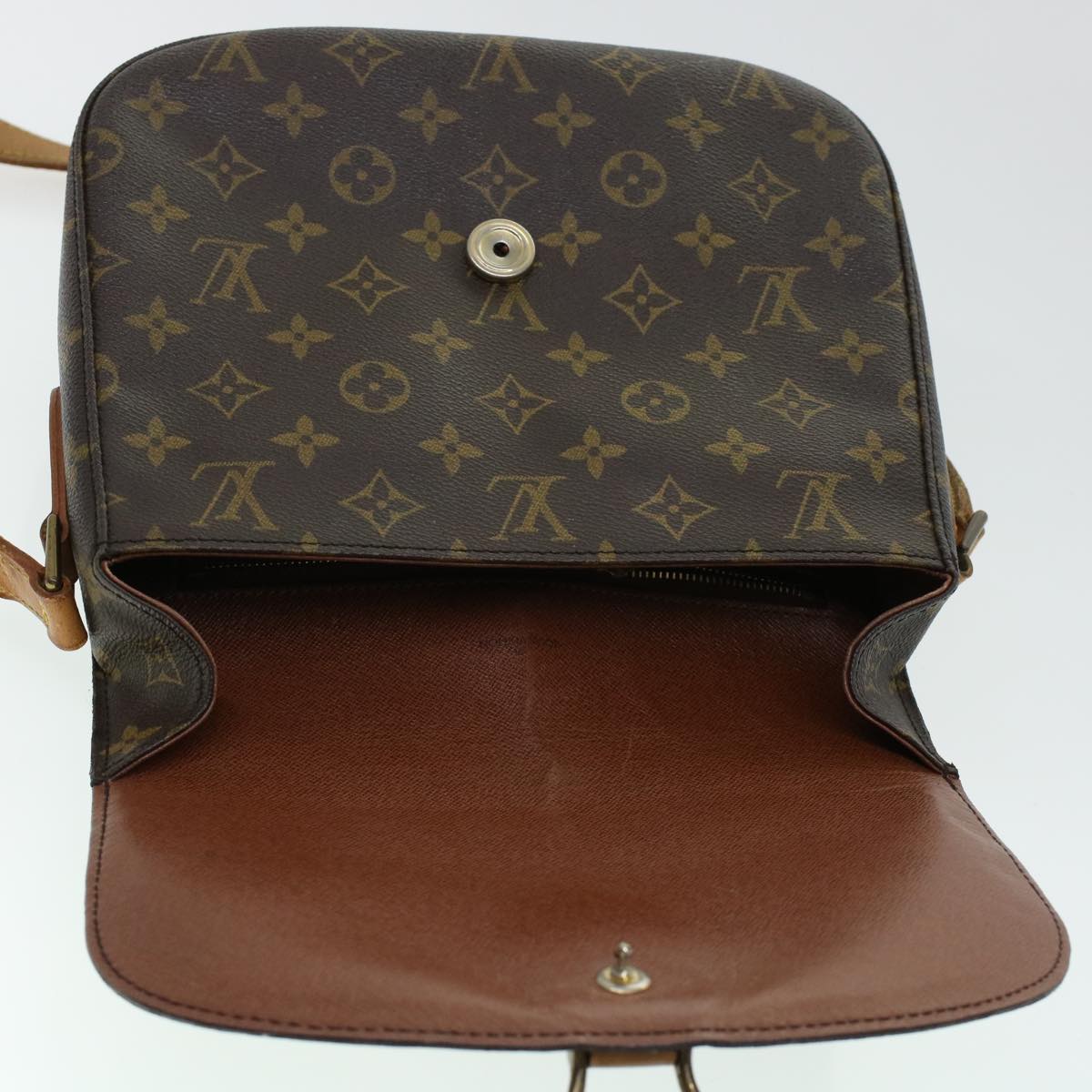 LOUIS VUITTON Monogram Saint Cloud GM Shoulder Bag M51242 LV Auth yk6760