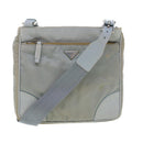 PRADA Shoulder Bag Nylon Blue Auth yk6849B-1