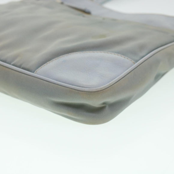 PRADA Shoulder Bag Nylon Blue Auth yk6849B