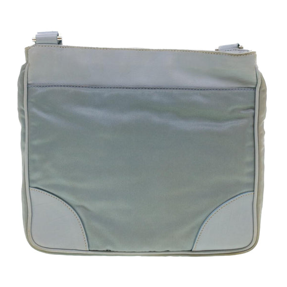 PRADA Shoulder Bag Nylon Blue Auth yk6849B