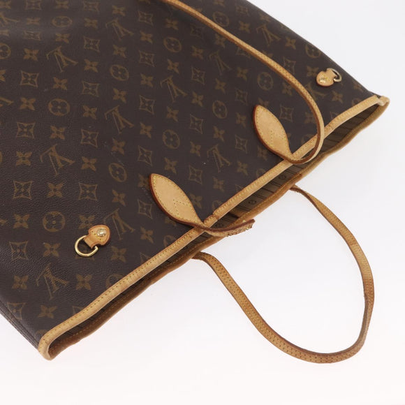 LOUIS VUITTON Monogram Neverfull GM Tote Bag M40157 LV Auth yk7068B