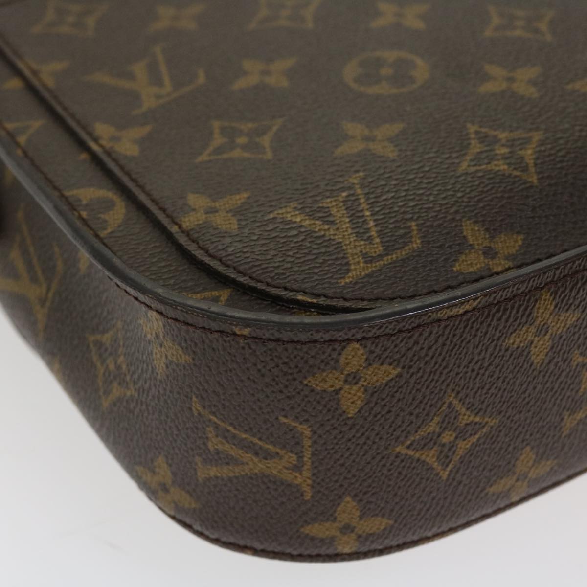 LOUIS VUITTON Monogram Saint Cloud GM Shoulder Bag M51242 LV Auth yk7080B