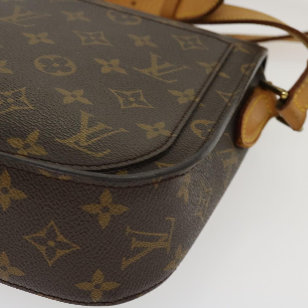 LOUIS VUITTON Monogram Saint Cloud GM Shoulder Bag M51242 LV Auth yk7080B