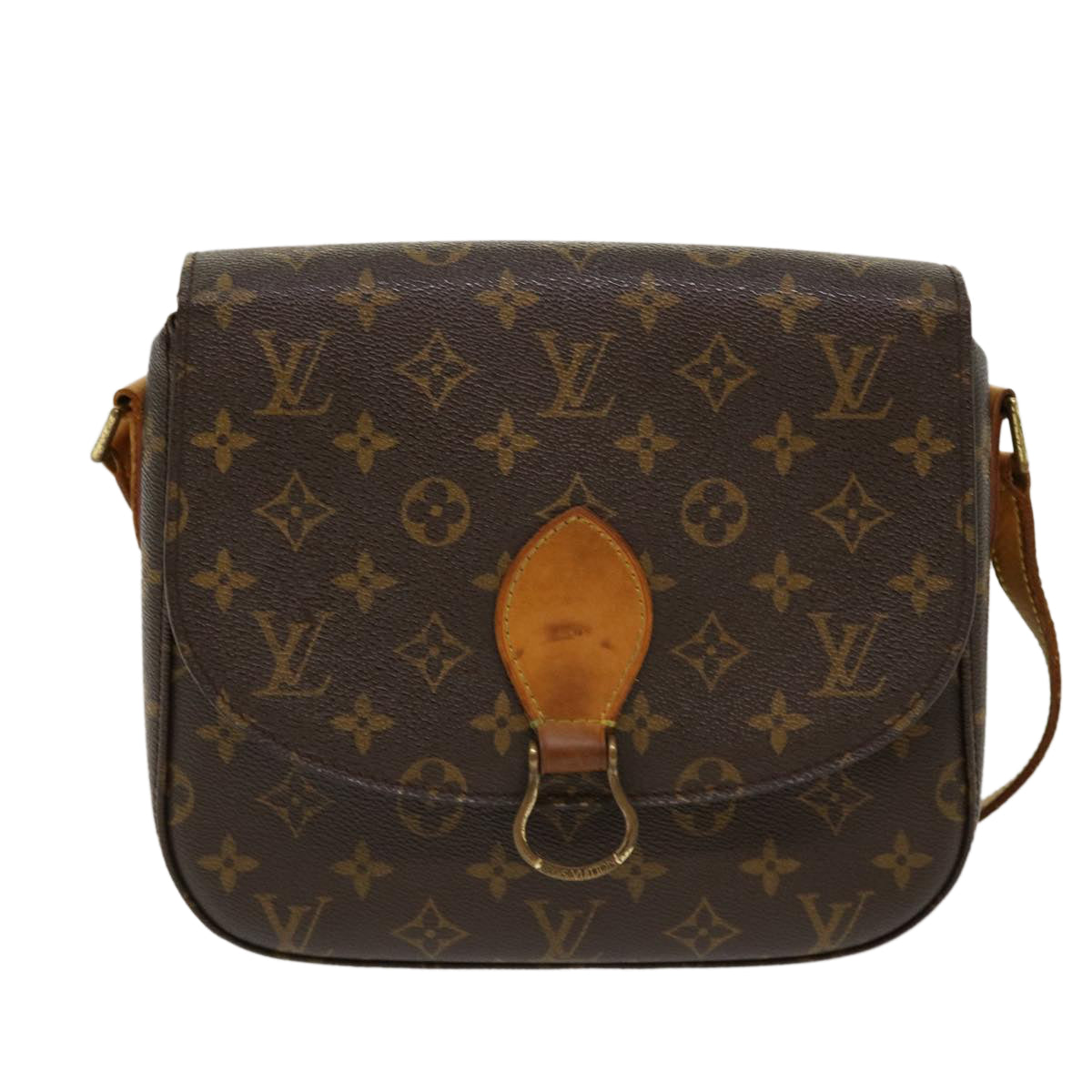 LOUIS VUITTON Monogram Saint Cloud GM Shoulder Bag M51242 LV Auth yk7080B