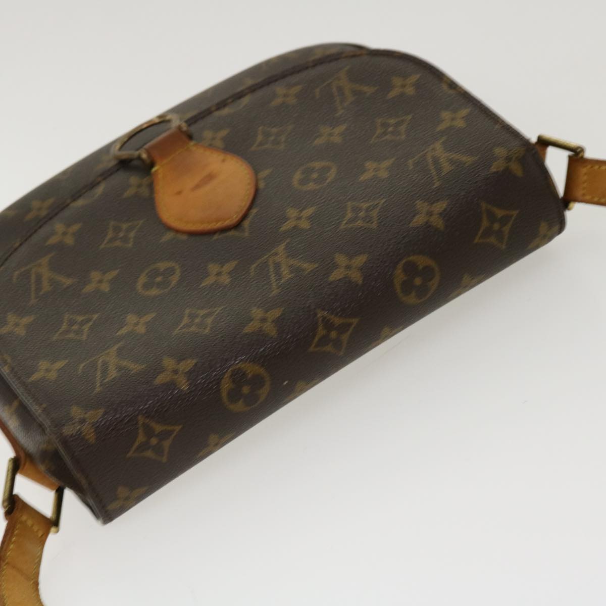 LOUIS VUITTON Monogram Saint Cloud GM Shoulder Bag M51242 LV Auth yk7080B