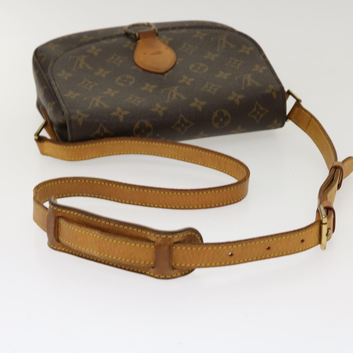 LOUIS VUITTON Monogram Saint Cloud GM Shoulder Bag M51242 LV Auth yk7080B