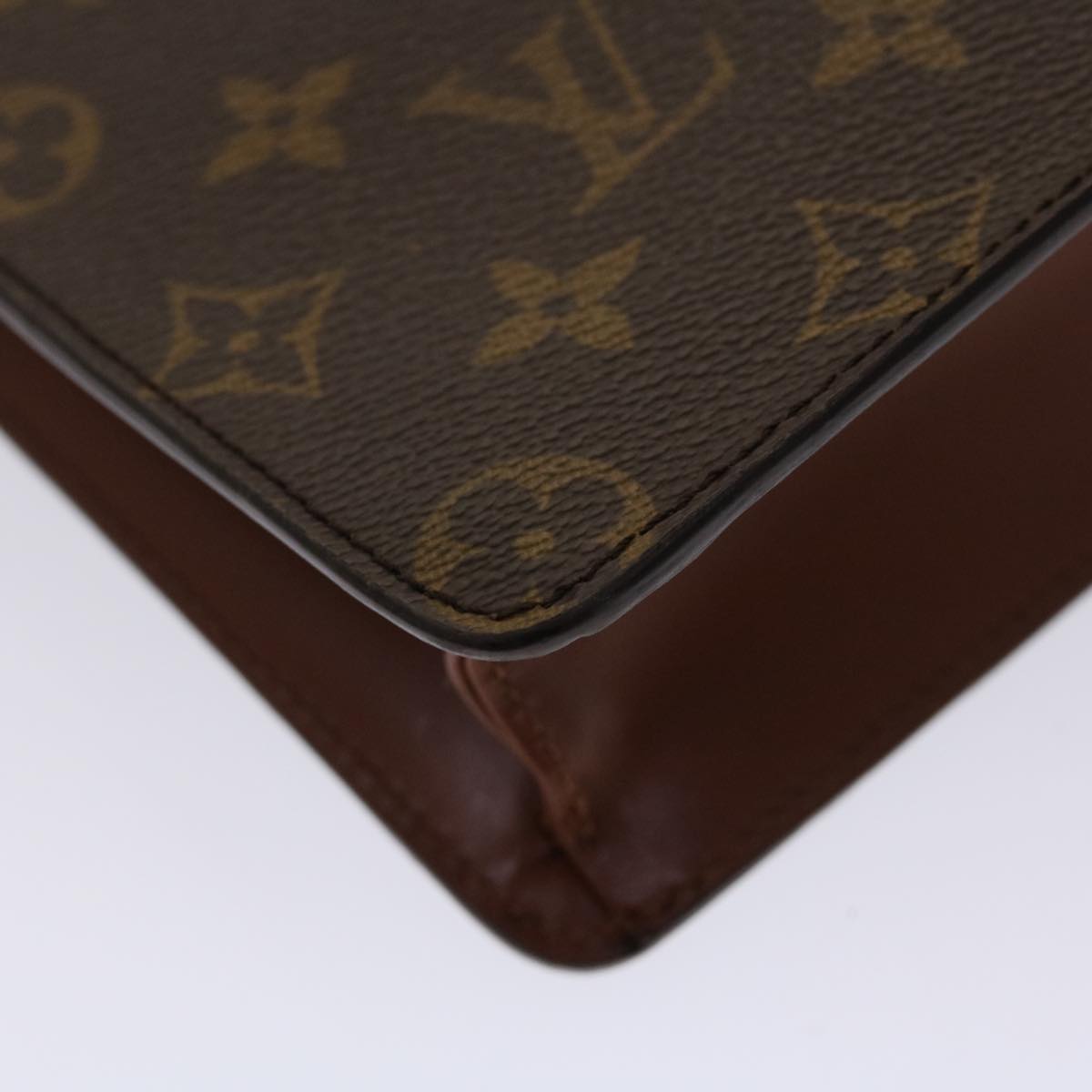 LOUIS VUITTON Monogram Pochette Homme Clutch Bag M51795 LV Auth yk7377B