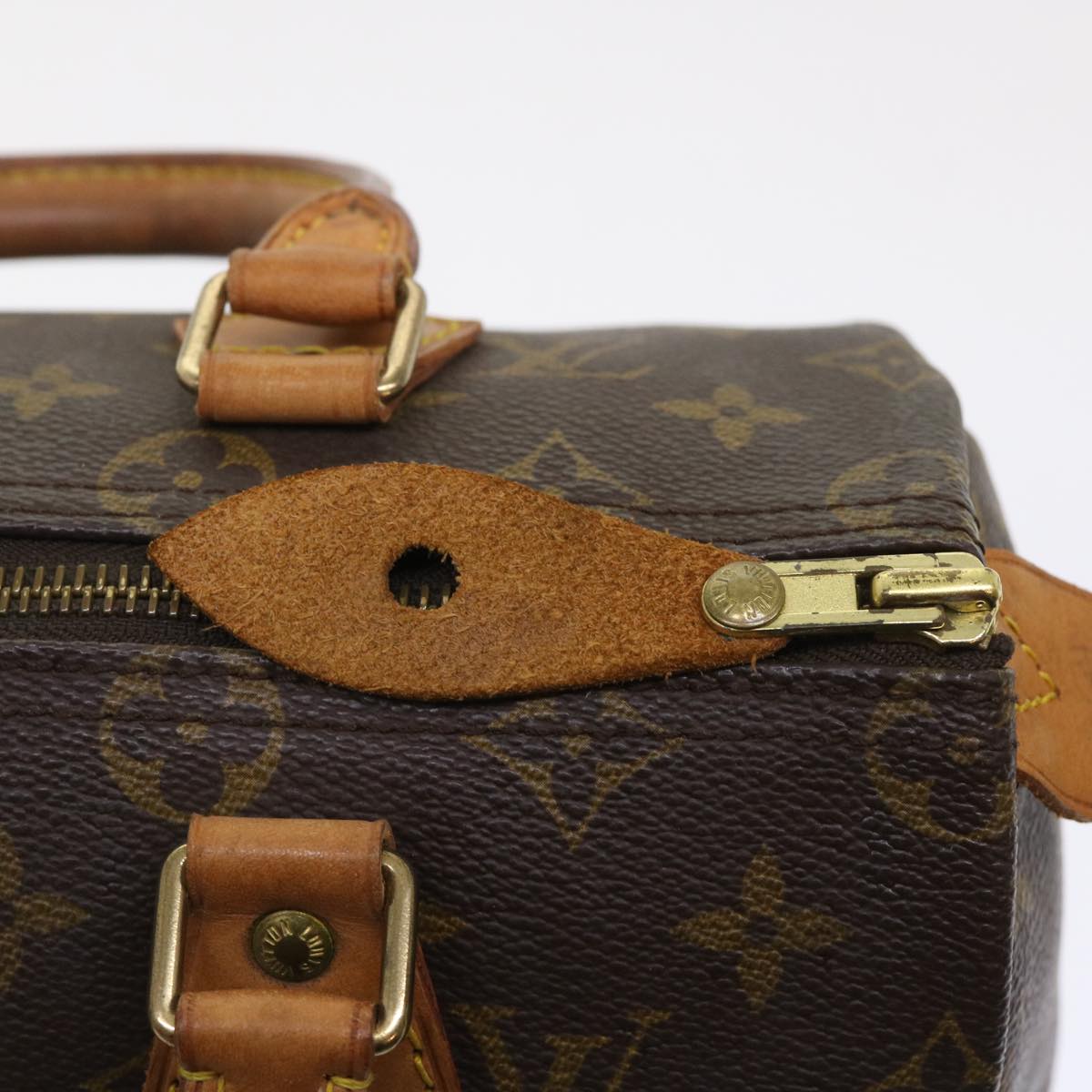 LOUIS VUITTON Monogram Speedy 25 Hand Bag M41528 LV Auth yk7597