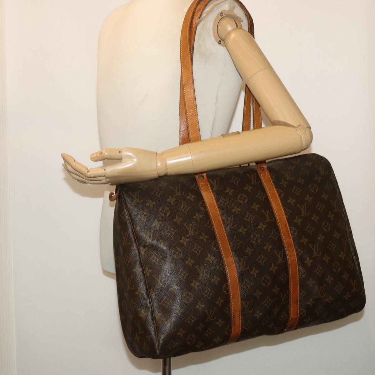 LOUIS VUITTON Monogram Flanerie 45 Shoulder Bag M51115 LV Auth yk8050