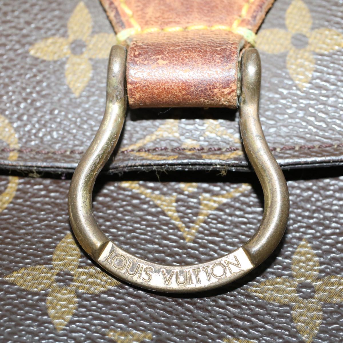 LOUIS VUITTON Monogram Saint Cloud GM Shoulder Bag M51242 LV Auth yk8113B