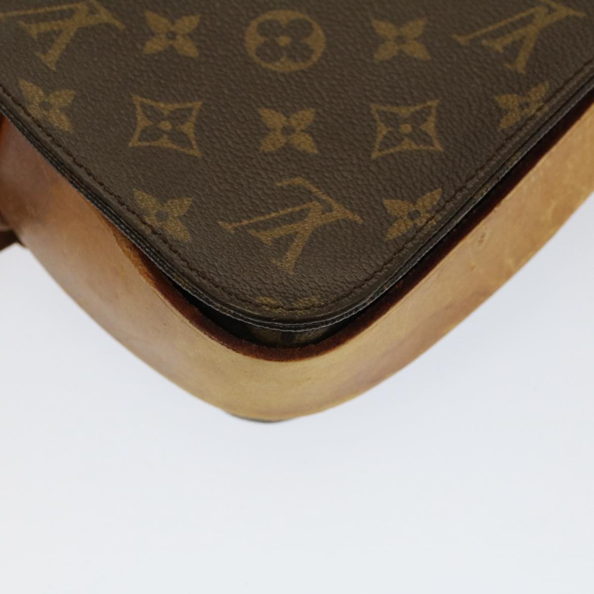 LOUIS VUITTON Monogram Cartouchiere MM Shoulder Bag M51253 LV Auth yk8271