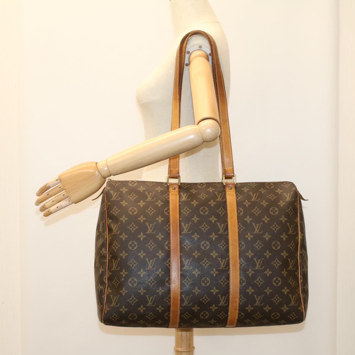 LOUIS VUITTON Monogram Flanerie 45 Shoulder Bag M51115 LV Auth yk8371B