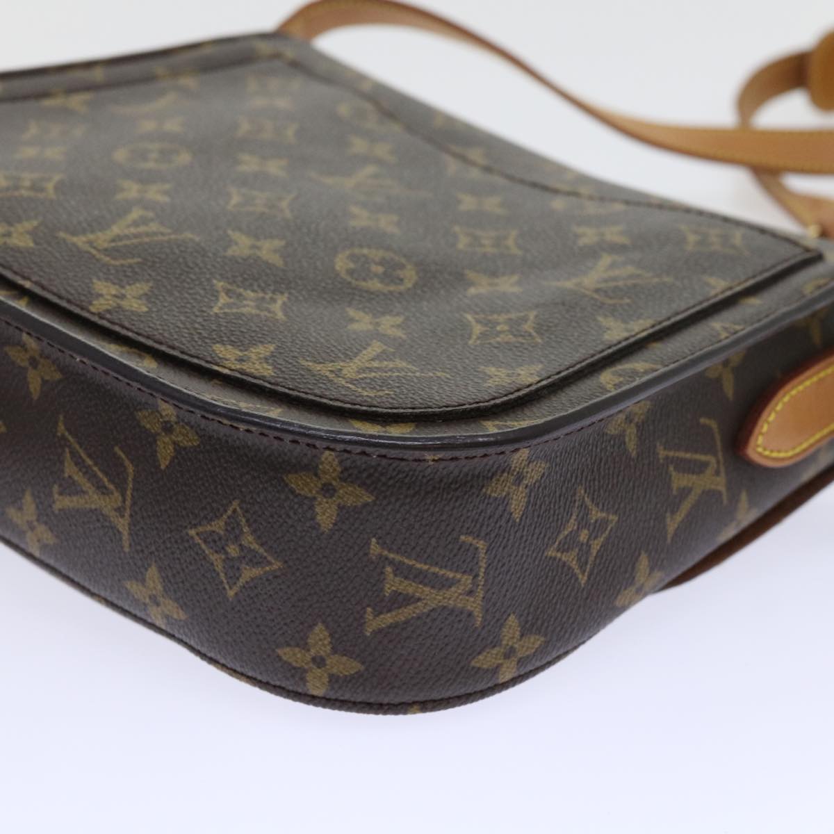 LOUIS VUITTON Monogram Saint Cloud GM Shoulder Bag M51242 LV Auth yk8381B