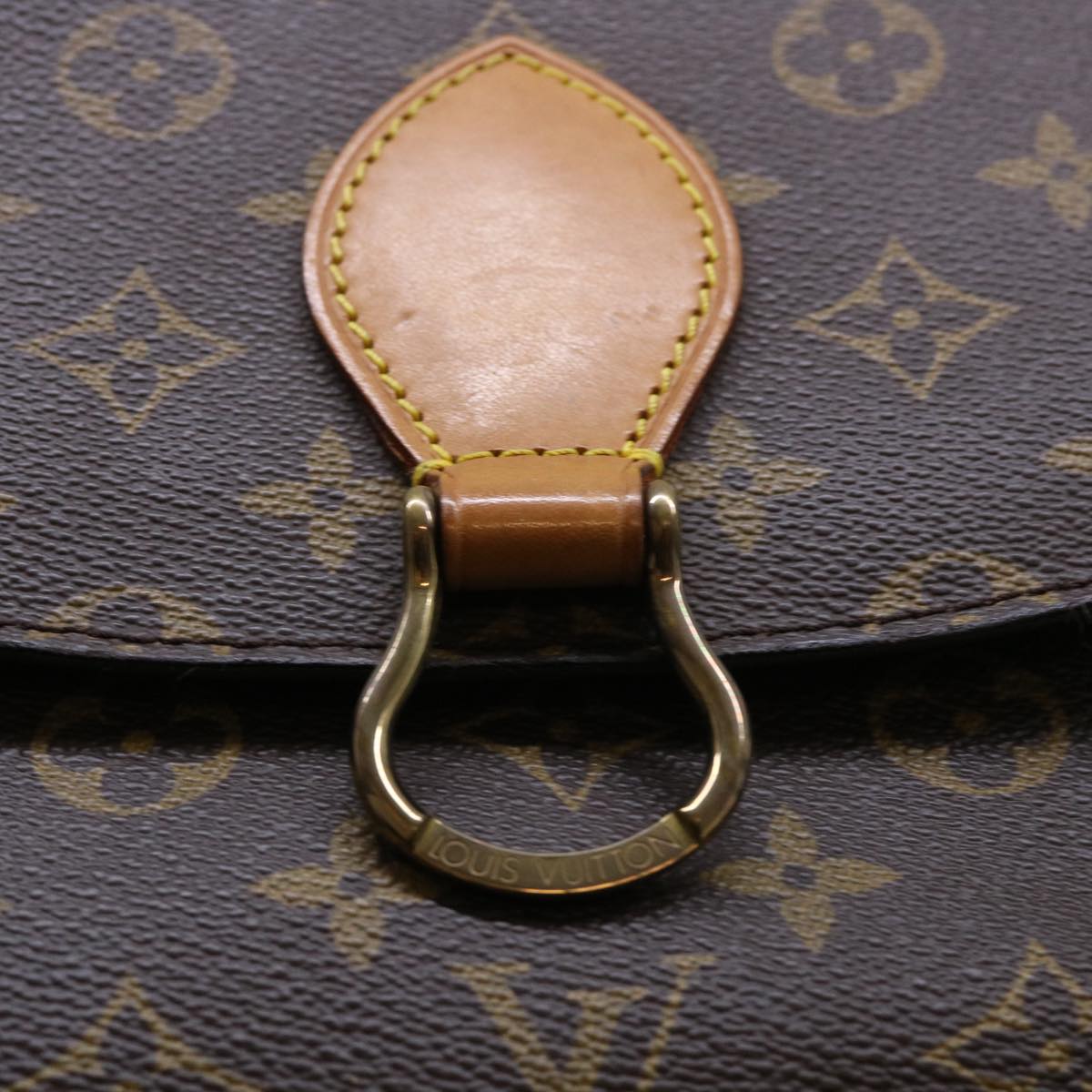 LOUIS VUITTON Monogram Saint Cloud GM Shoulder Bag M51242 LV Auth yk8381B