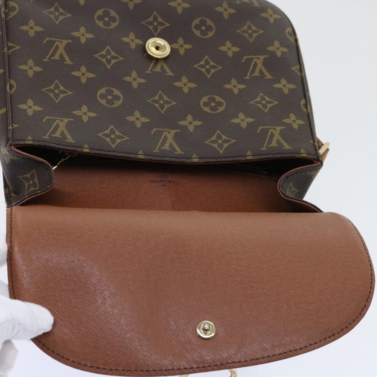 LOUIS VUITTON Monogram Saint Cloud GM Shoulder Bag M51242 LV Auth yk8381B