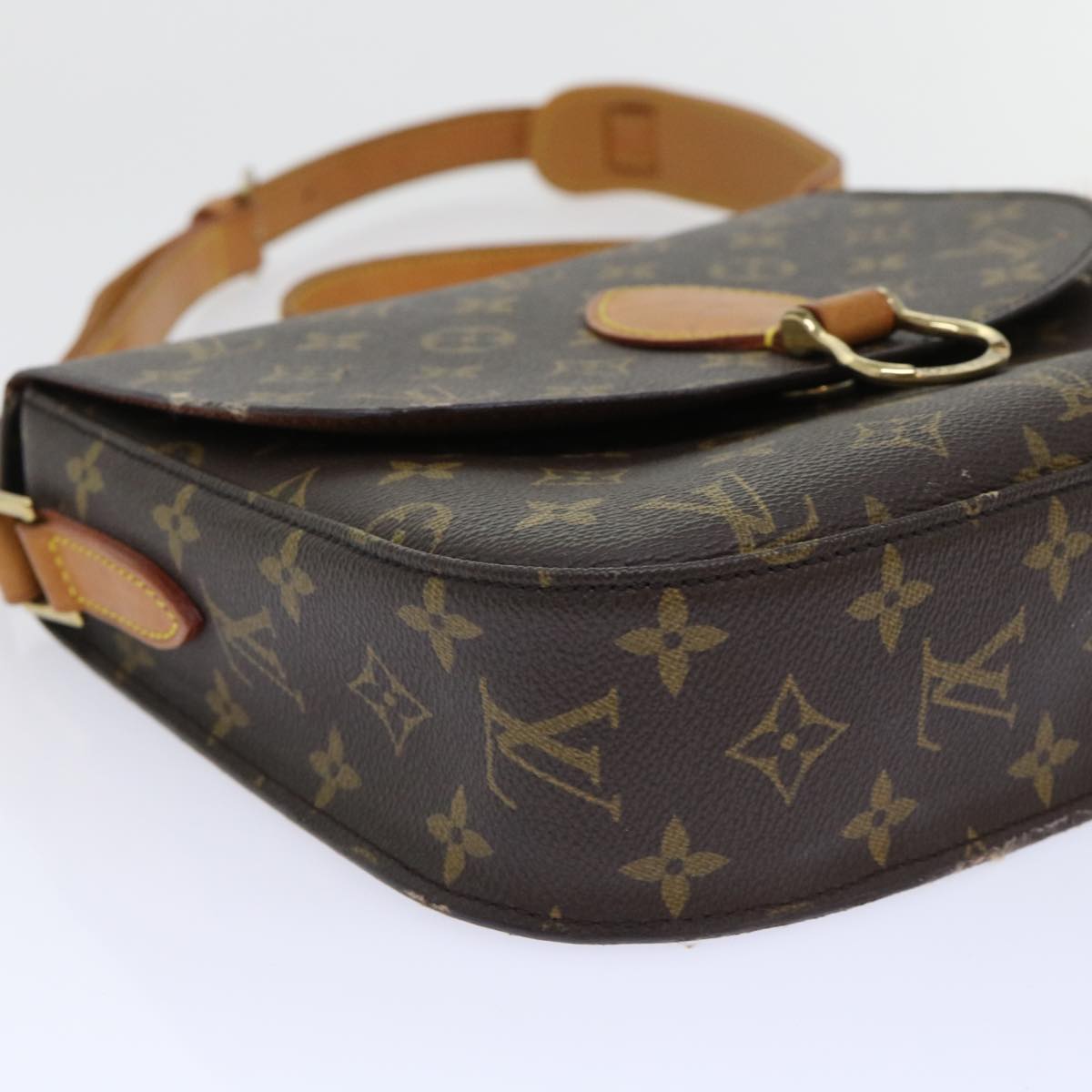 LOUIS VUITTON Monogram Saint Cloud GM Shoulder Bag M51242 LV Auth yk8382B