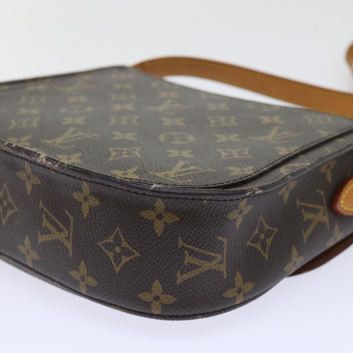 LOUIS VUITTON Monogram Saint Cloud GM Shoulder Bag M51242 LV Auth yk8382B