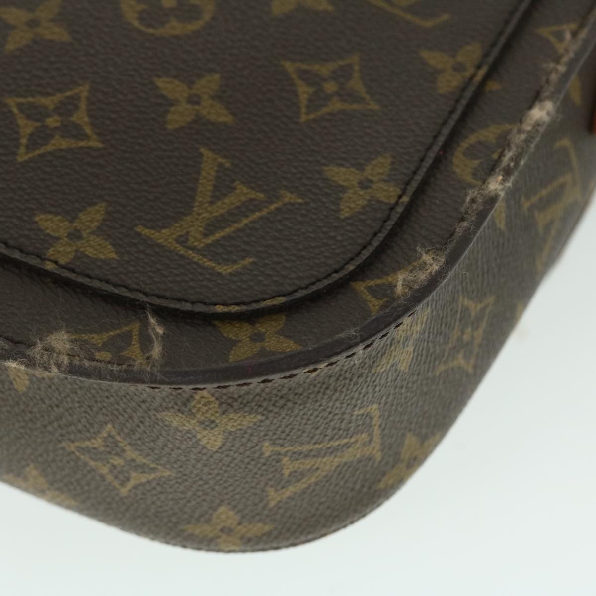 LOUIS VUITTON Monogram Saint Cloud GM Shoulder Bag M51242 LV Auth yk8400