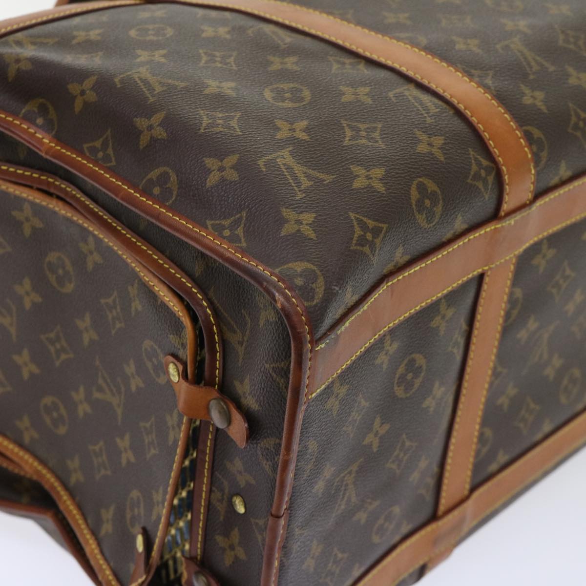 LOUIS VUITTON Monogram Sac Shan 50 Pet Carry M42021 LV Auth yk8496