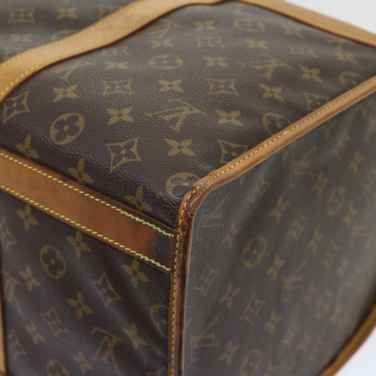 LOUIS VUITTON Monogram Sac Shan 50 Pet Carry M42021 LV Auth yk8497