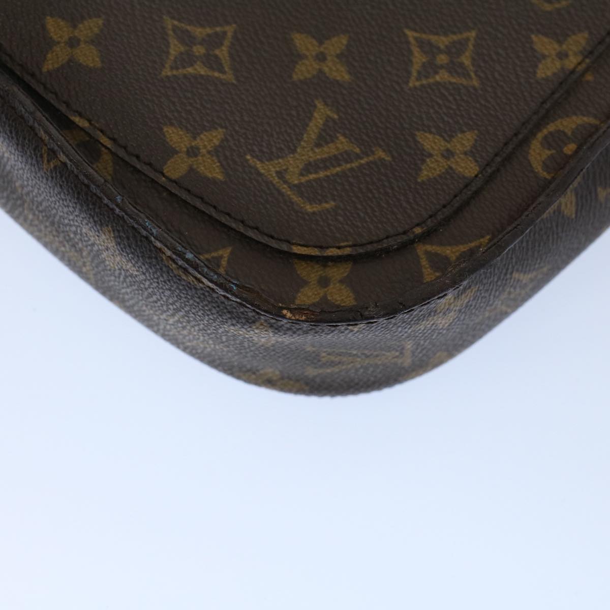 LOUIS VUITTON Monogram Saint Cloud GM Shoulder Bag M51242 LV Auth yk8551