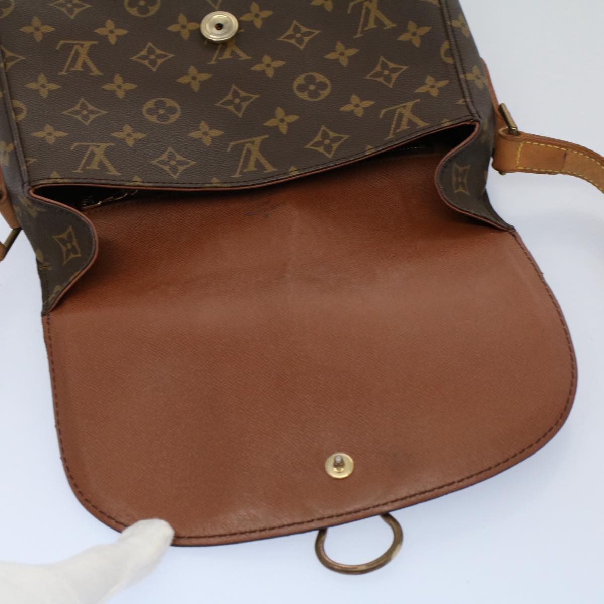 LOUIS VUITTON Monogram Saint Cloud GM Shoulder Bag M51242 LV Auth yk8551